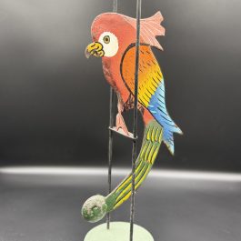 Balansująca papuga vintage